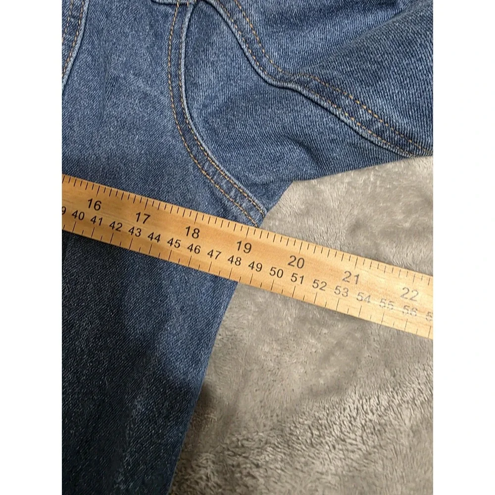 Riverdale Jacket Mens Medium Blue Denim Sherpa Collar Jughead Jones Crown Logo